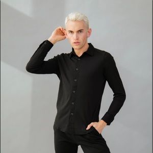 Men’s Raffi Marqee Black Button Down